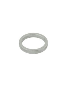 Headset Alloy Spacer 5mm x 1-1/8 Silver.